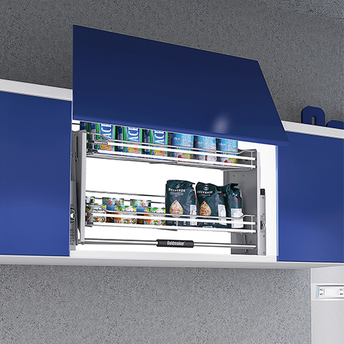 助力升降机橱柜拉篮